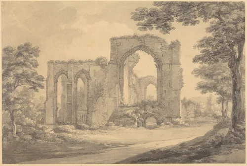 Furness Abbey by Thomas Hearne, drawing, 1777