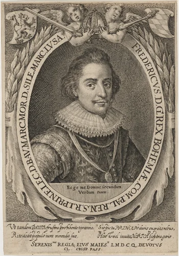Frederick V, Elector Palatine, King of Bohemia by Crispijn van de Passe I, print, 1565-1637