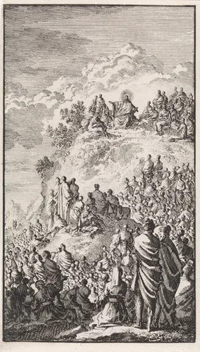 Bergrede by Jan Luyken, print, 1712