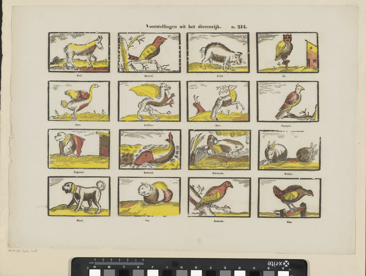 Voorstellingen uit het dierenrijk by Glenisson & Zonen, print, 1856-1900