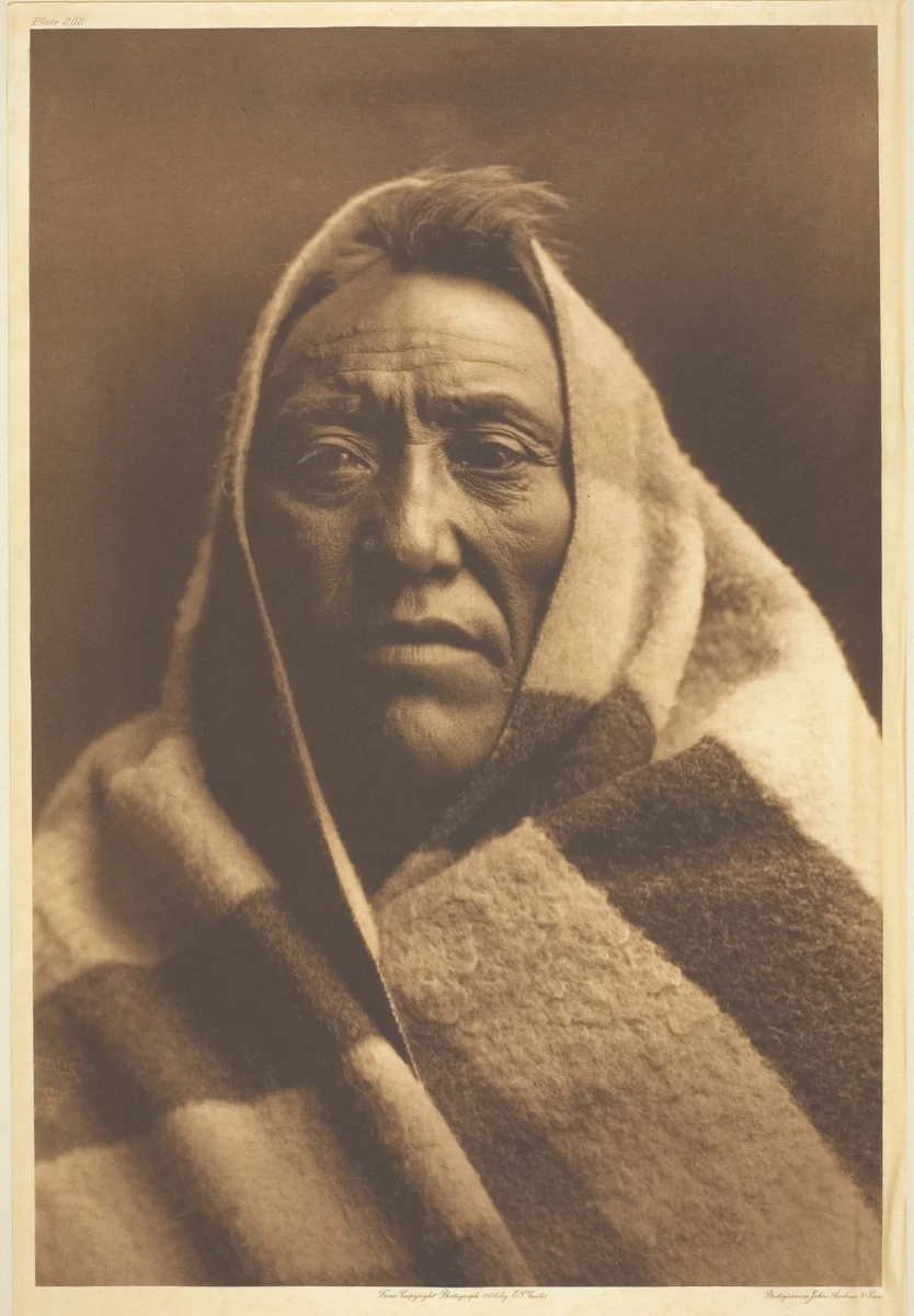 Middle Calf-Piegan by Edward Curtis, print, 1900