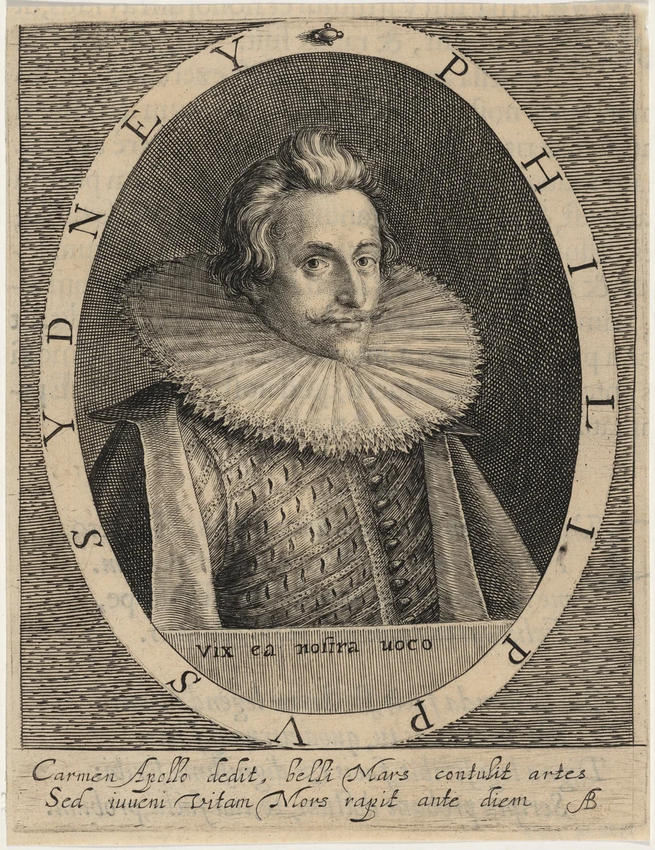 Sir Philip Sidney, Soldier and Poet by Magdalena van de Passe
Willem de Passe, print, 1620