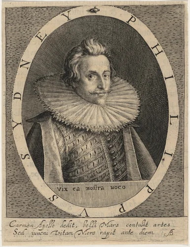 Sir Philip Sidney, Soldier and Poet by Magdalena van de Passe
Willem de Passe, print, 1620