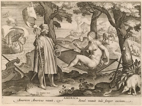 America by Theodor Galle
Jan van der Straet
Philip Galle, print, 1585-1595