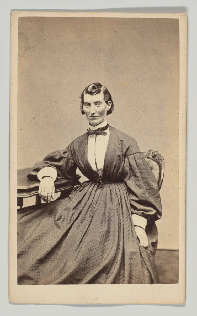 Frances Clalin Clayton by Samuel Masury, photograph, 1864-1866