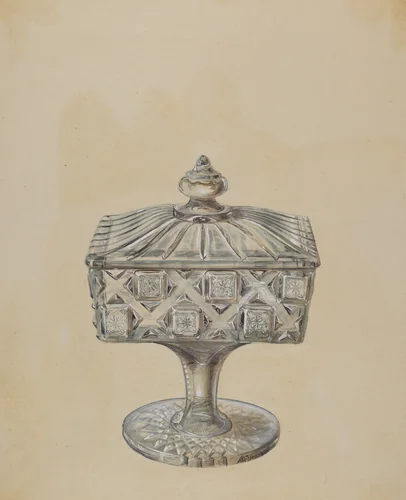 Compote by Ralph Atkinson, index of american design, 1937