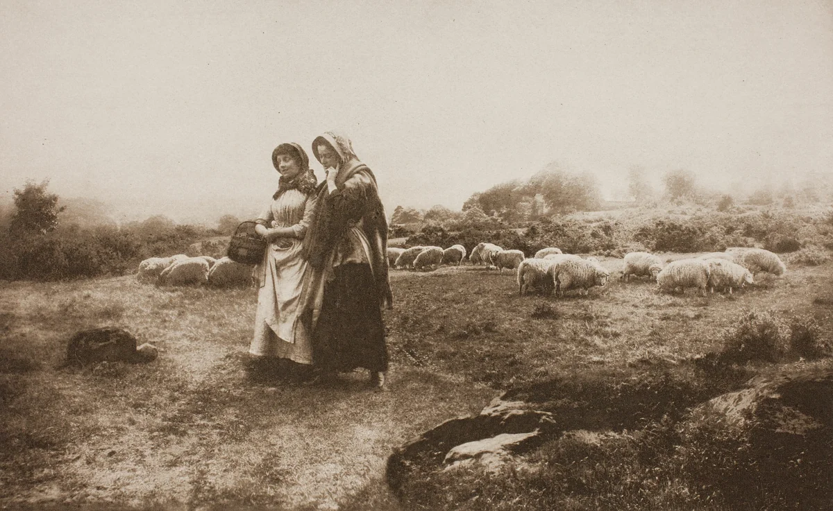 Carolling by Henry Peach Robinson, print, 1887