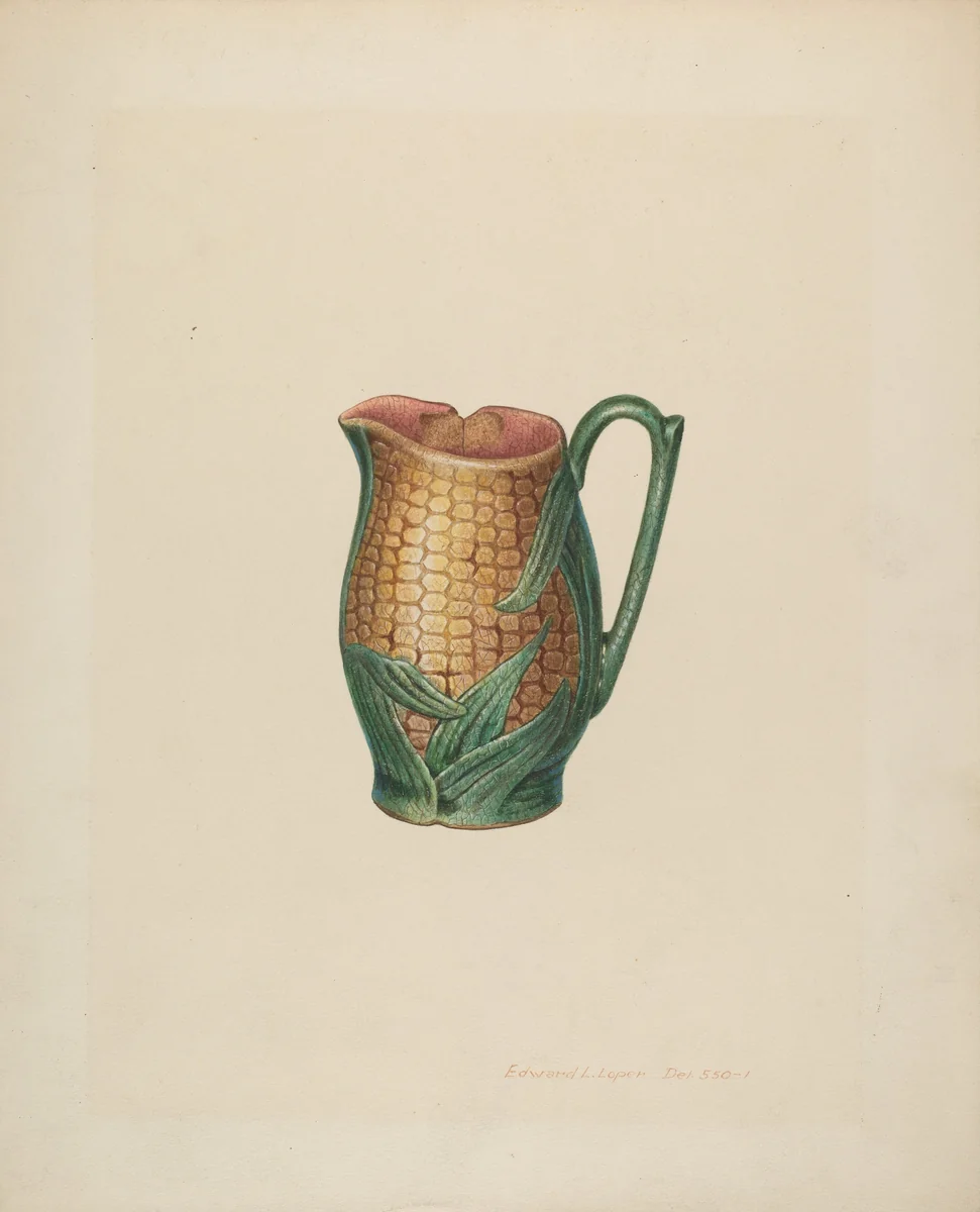Cream Pitcher by Edward L. Loper, index of american design, 1940