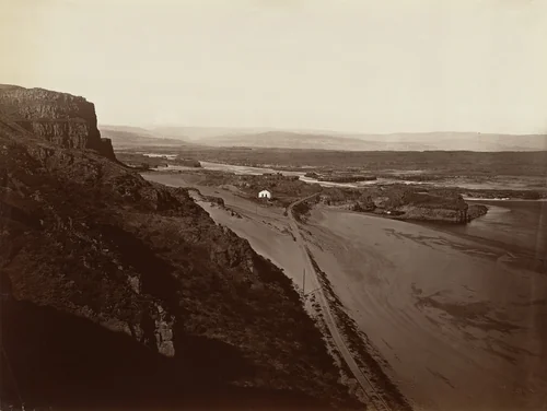 The Dalles, Oregon by Carleton E. Watkins, photograph, 1867