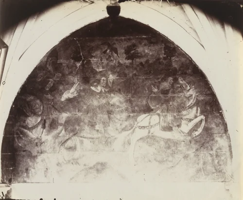 Saint-Riquier (fresques) by Eugène Atget, photograph, 1900