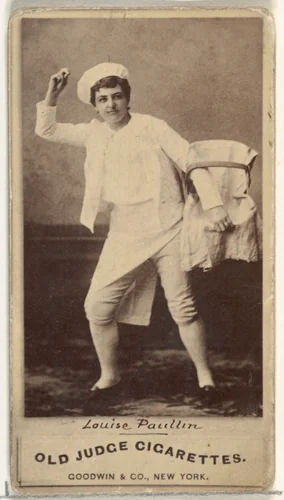 Louise Paullin, from the Actors and Actresses series (N171) for Old Judge Cigarettes by Goodwin & Company, photograph, 1886-1890