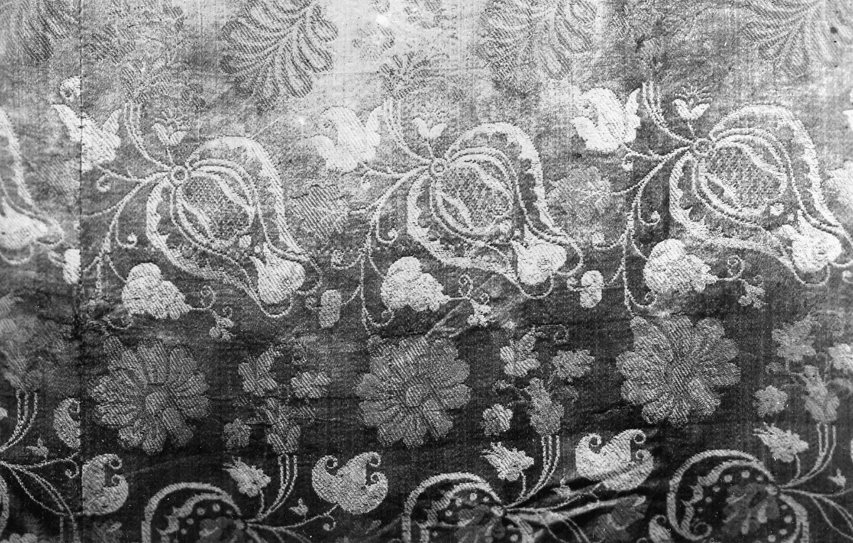 Fragment by France, textile, 1875-1900