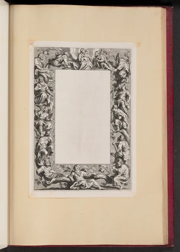 Border Illustration with the Tree of Jesse by Netherlandish 17th Century, print, 1613-1646