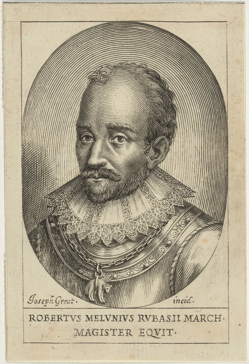 Robert Melunius by Joseph Greuter, print, 1570-1710