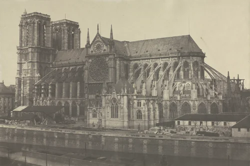 Notre-Dame, Paris by Édouard Baldus, photograph, 1852-1853