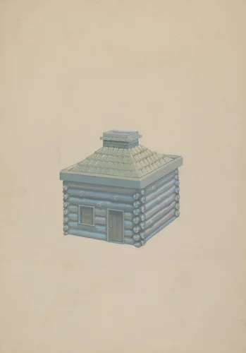 Box (Log Cabin) by Henry Moran, index of american design, 1939