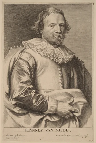 Jan van Mildert by Lucas Emil Vorsterman; Sir Anthony van Dyck, print, 1626-1641