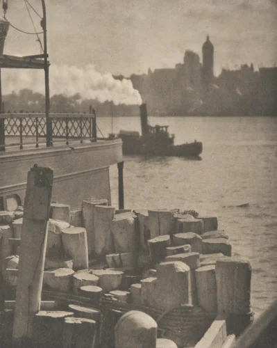 The City across the River by Alfred Stieglitz, photograph, 1910