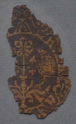 Fragment of a Segmentum with Palmette Tree by Unknown, textile, 600-799