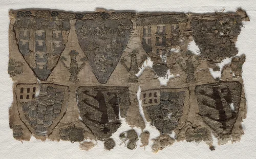 Fragment of a Reliquary Bag by Unknown, textile, 1250-1299