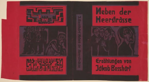 Jakob Bosshart: Neben der Heerstrasse (Jakob Bosshart: Near Main Street) by Ernst Ludwig Kirchner, print, 1922