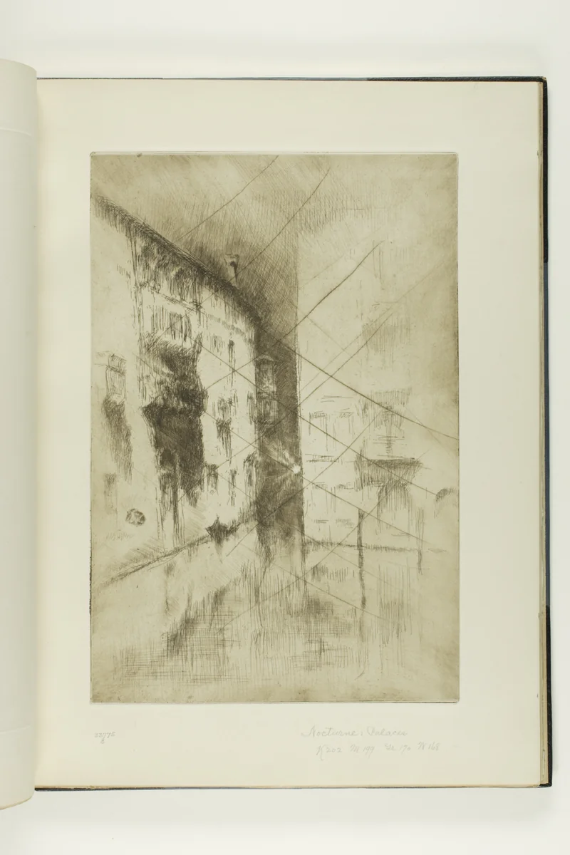 Nocturne: Palaces by James McNeill Whistler, print, 1879-1880
