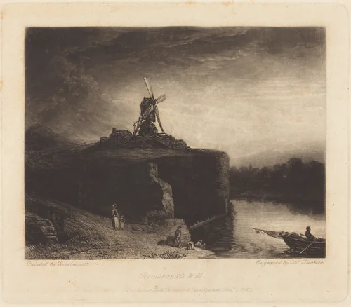 The Mill by Charles Turner
Rembrandt van Rijn, print, 1823