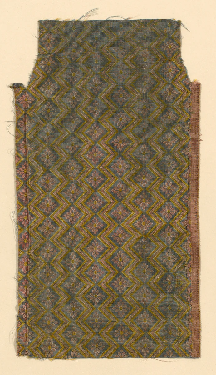 Fragment by Italy, textile, 1625-1675