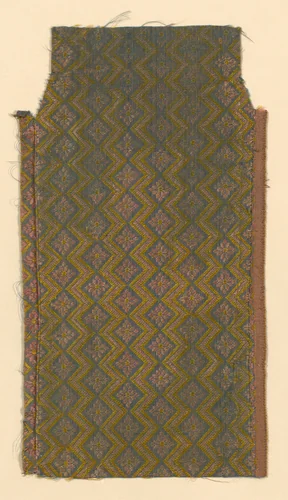 Fragment by Italy, textile, 1625-1675