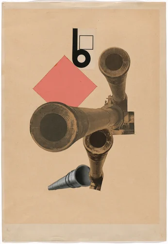 Untitled (red square) by Max Burchartz, drawing, 1928