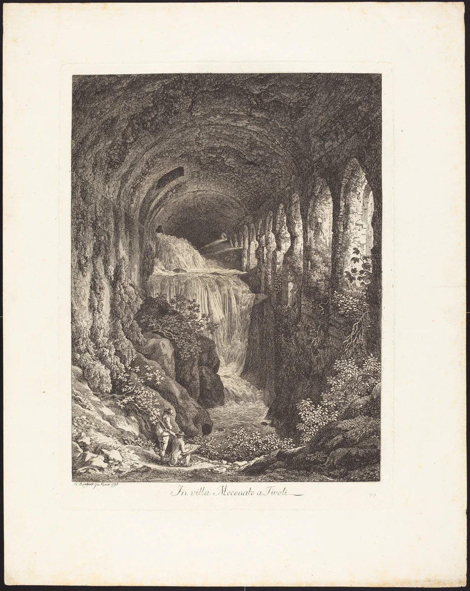 In Villa Mecenate by Johann Christian Reinhart, portfolio, 1761-1847
