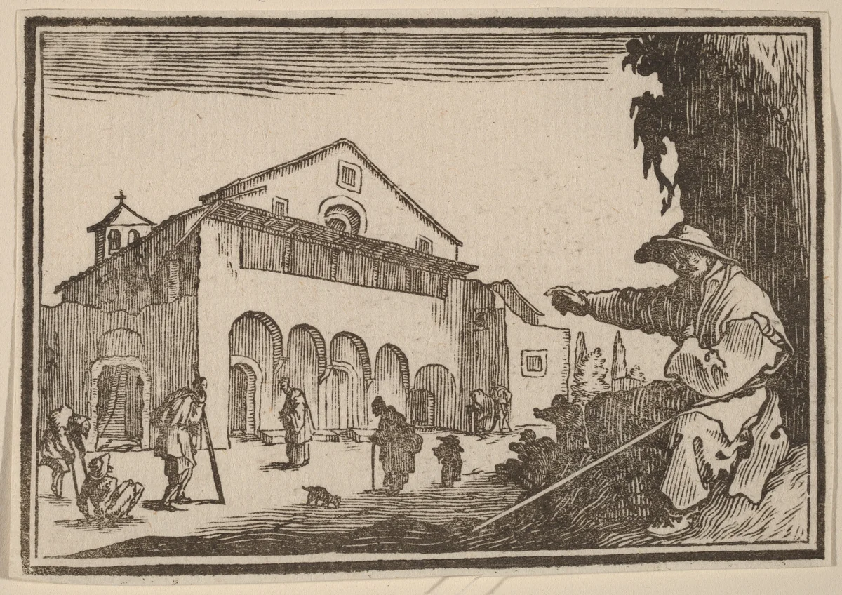 Almshouse by Edouard Eckman
Jacques Callot, print, 1621