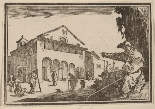 Almshouse by Edouard Eckman
Jacques Callot, print, 1621
