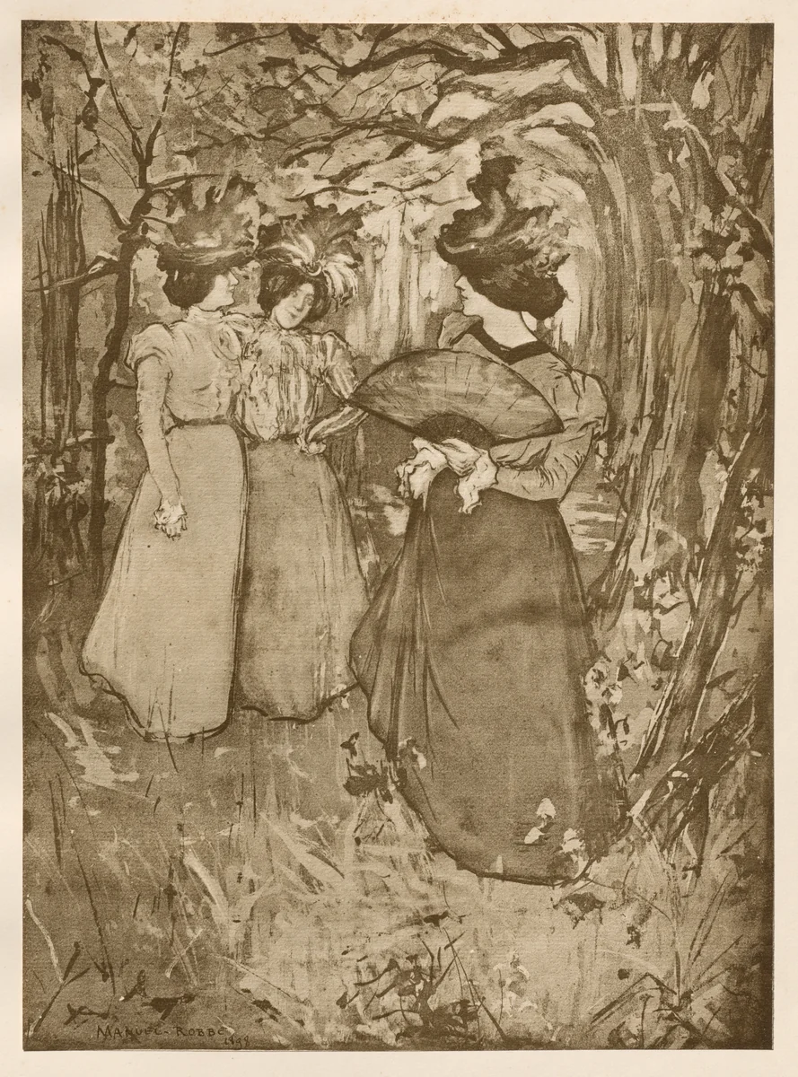 Menuet d'Automne by Manuel Robbe, book, 1898