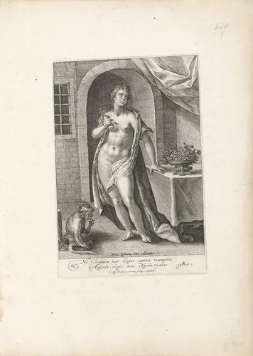 Cleopatra by Unknown, print, 1574-1637