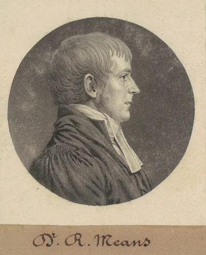 Robert Means by Charles B. J. Févret de Saint-Mémin, print, 1809