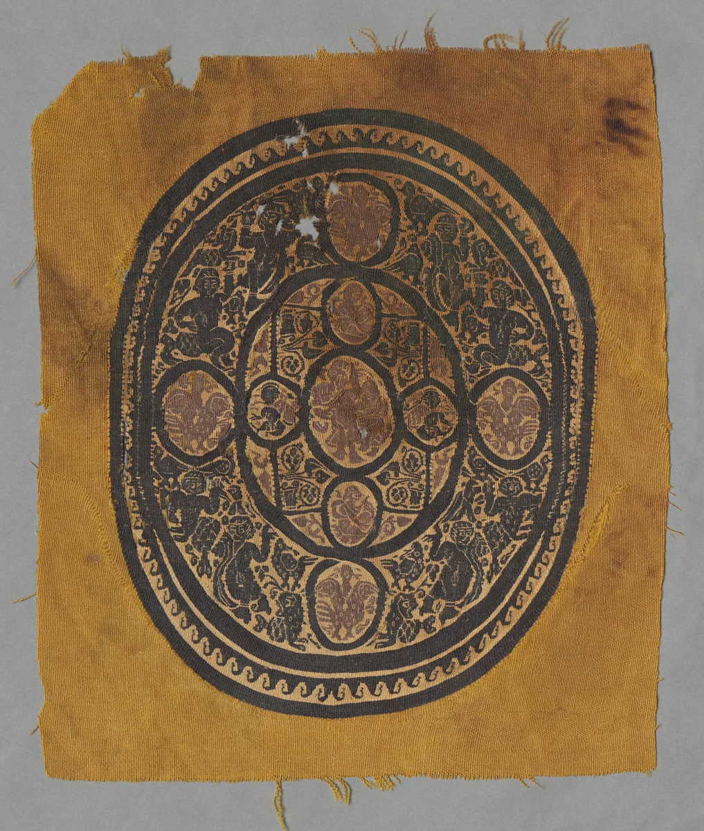 Tunic Fragment with Segmentum by Unknown, textile, 500-599