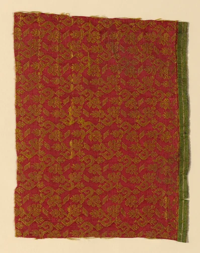Fragment by Italy, textile, 1601-1650