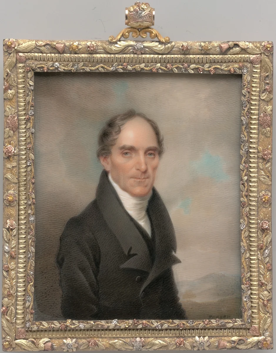 Dr. Francis Kinloch Huger by Charles Fraser, artwork, 1825