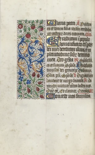 Book of Hours (Use of Rouen): fol. 69v by Master of the Geneva Latini, book, 1465-1475