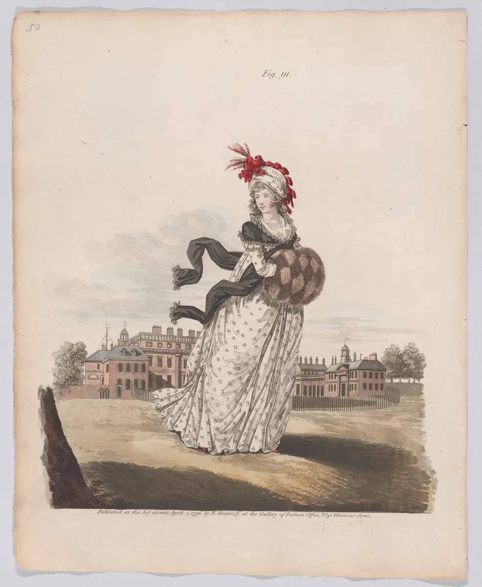 Gallery of Fashion, vol. III: April 1 1796 - March 1 1797 by Nicolaus Heideloff, book, 1794-1802