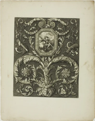 Plate Twelve, from A New Book of Ornaments by Simon Gribelin, print, 1704