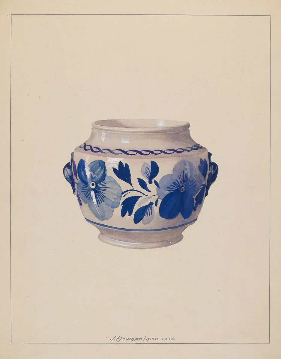 Sugar Bowl by J. Howard Iams, index of american design, 1936