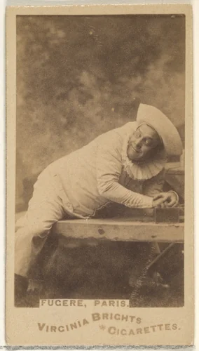 Fugere, Paris, from the Actors and Actresses series (N45, Type 1) for Virginia Brights Cigarettes by Allen & Ginter, photograph, 1885-1891
