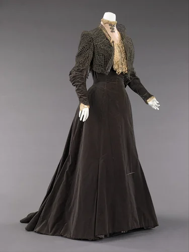 Afternoon dress by House of Worth, artwork, 1889
