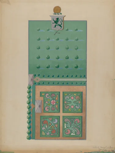 Thomas Jones Estate by Meyer Goldbaum, index of american design, 1936