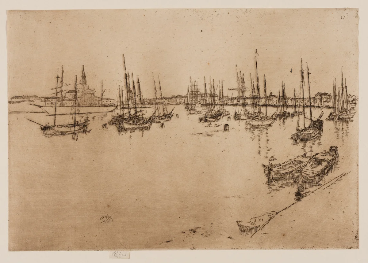 San Giorgio by James McNeill Whistler, print, 1879-1880