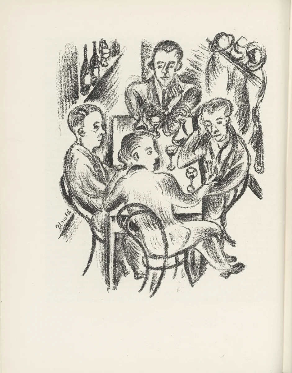 Untitled (plate, page 30) from the periodical Münchner Blätter für Dichtung und Graphik, vol. 1, no. 2 (February 1919) by Max Unold, periodical, 1919