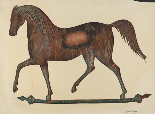 Weather Vane by Frank Gray, index of american design, 1938