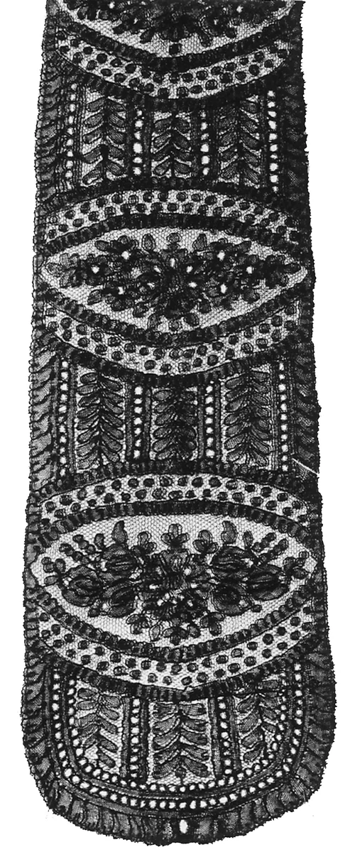 Pair of Lappets (Joined) by France, probably Bayeux, other, 1860-1879